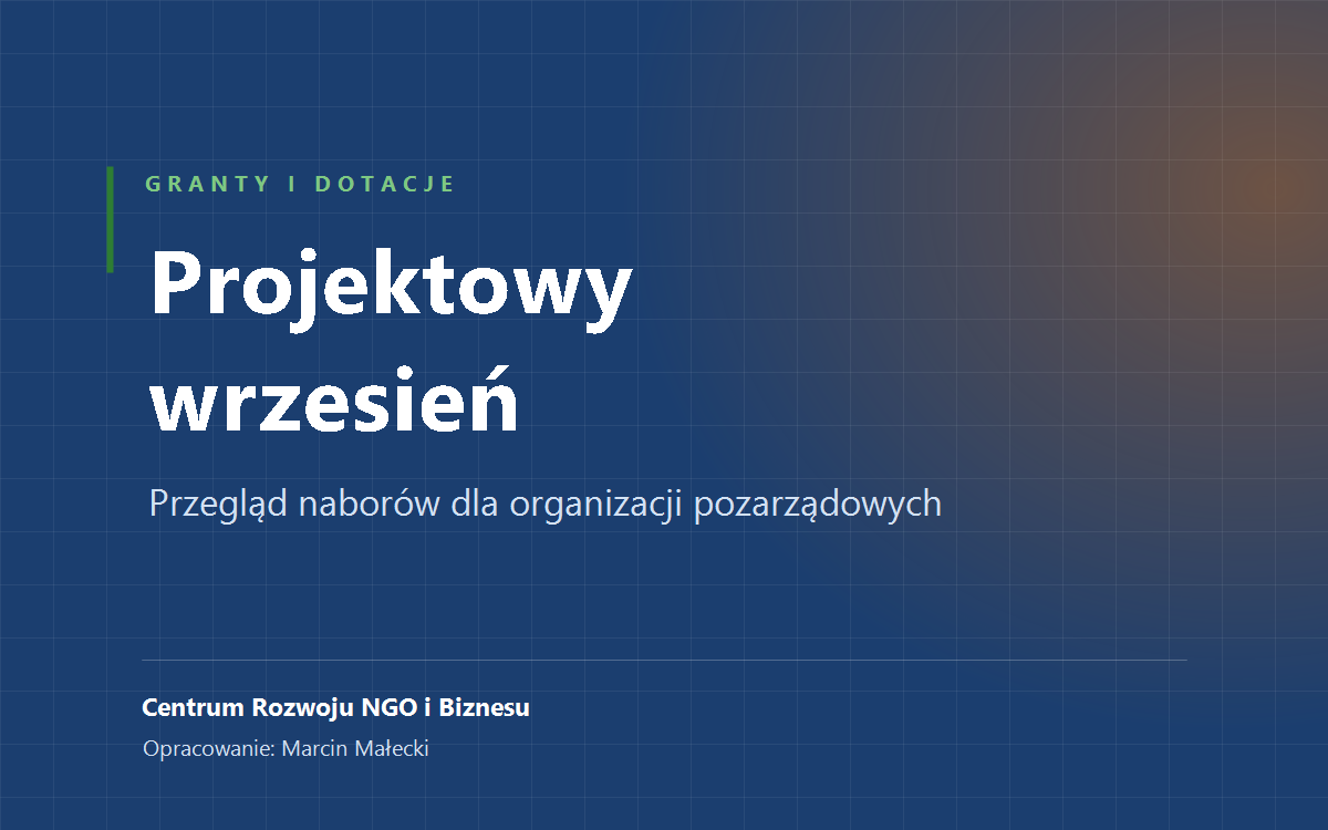 Projektowy wrzesień